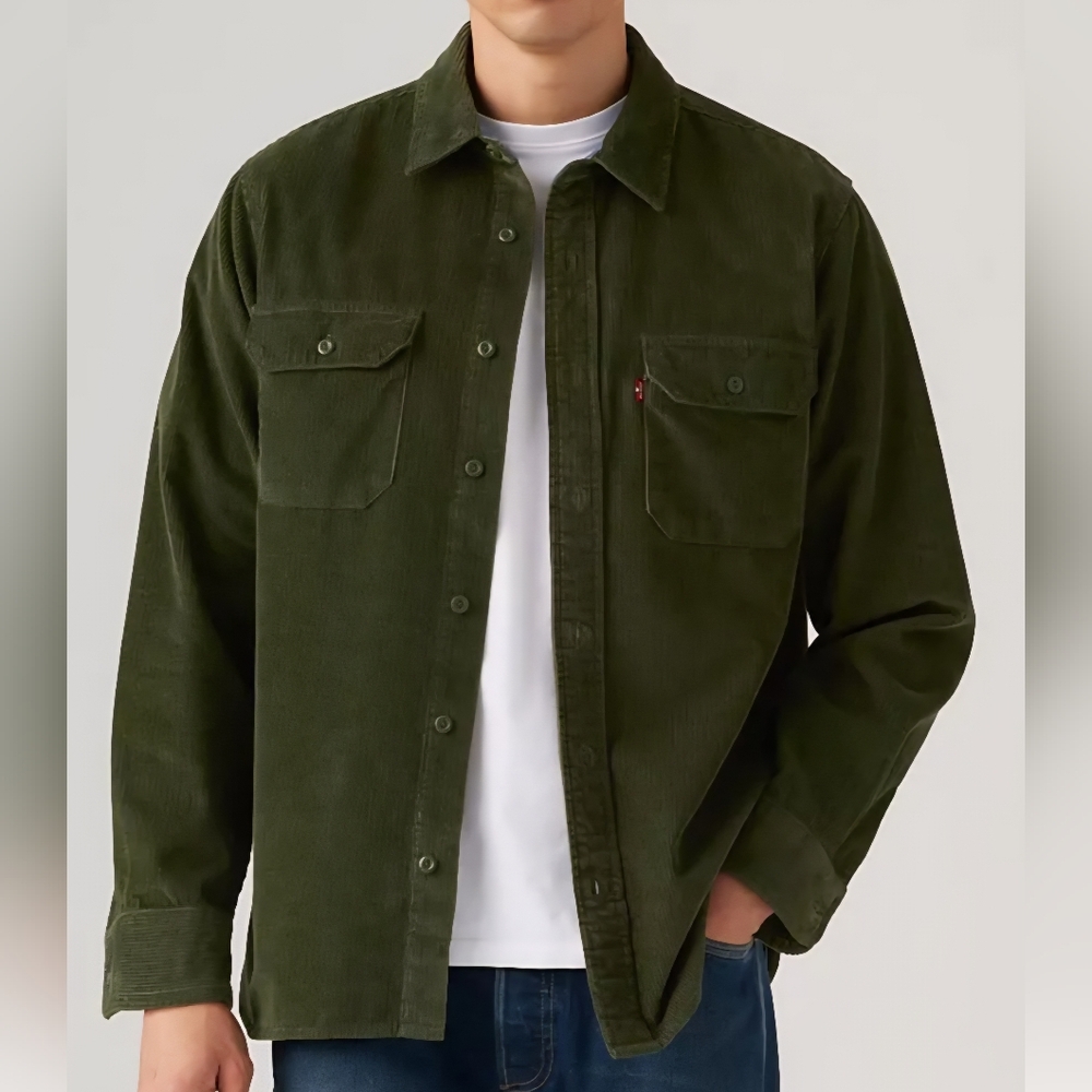 Levi's Men's Relaxed-Fit Long-Sleeve Button-Front Worker Shirt